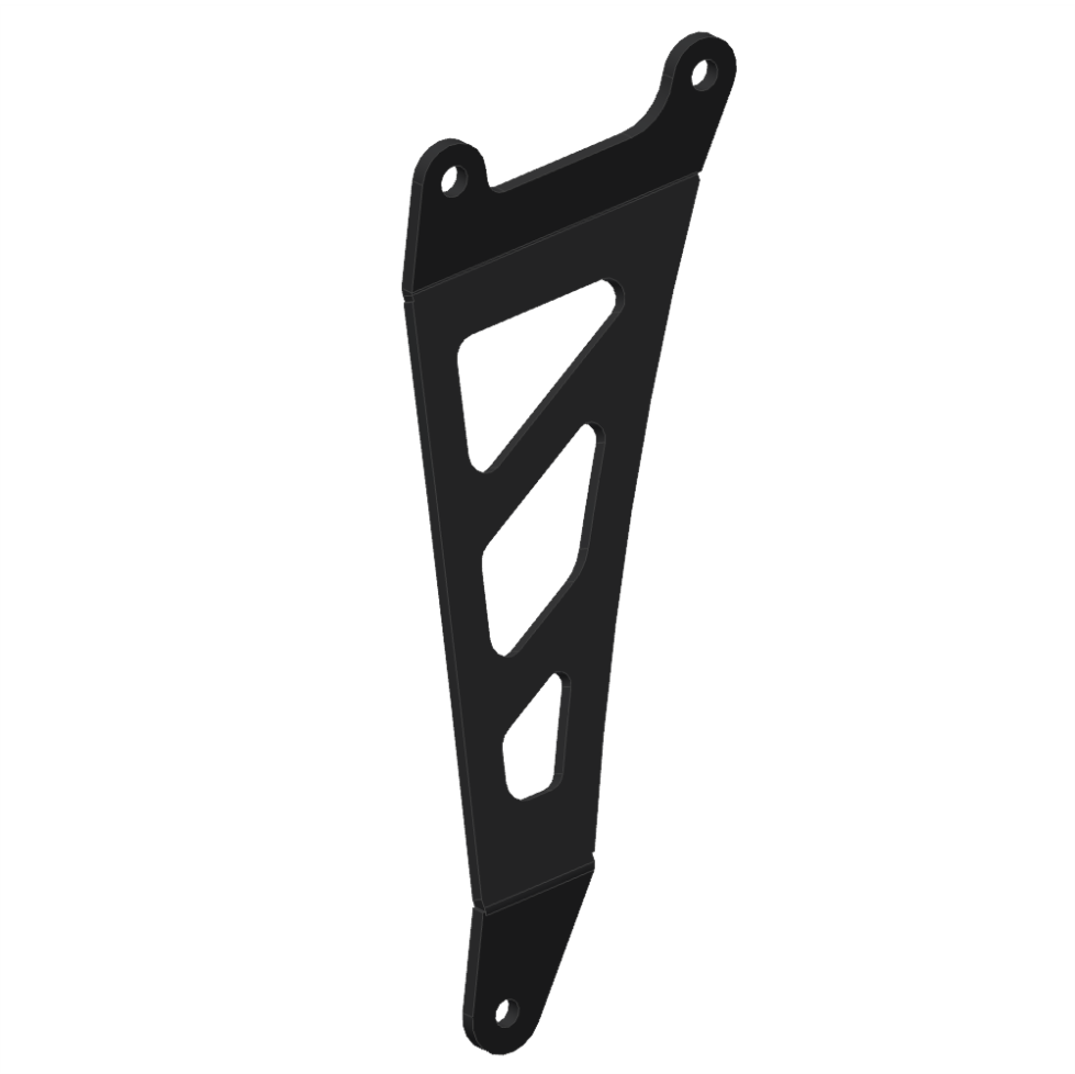 Staffa Supporto Scarico R&G Racing Per Kawasaki ZX10R '08-'10 - Colore Nero - Sostituisce Poggiapiedi