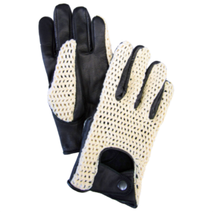 Guanti Da Guida half finger epoca pelle mezze dita moto auto