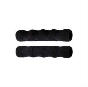 PEUTIER 4pz Cuscinetti Auricolari per Occhiali, Morbidi in Cotone Lavorato a Maglia Antiscivolo Paraorecchie per Occhiali Copri Aste per Occhiali per Occhiali da Sole, Occhiali (Nero